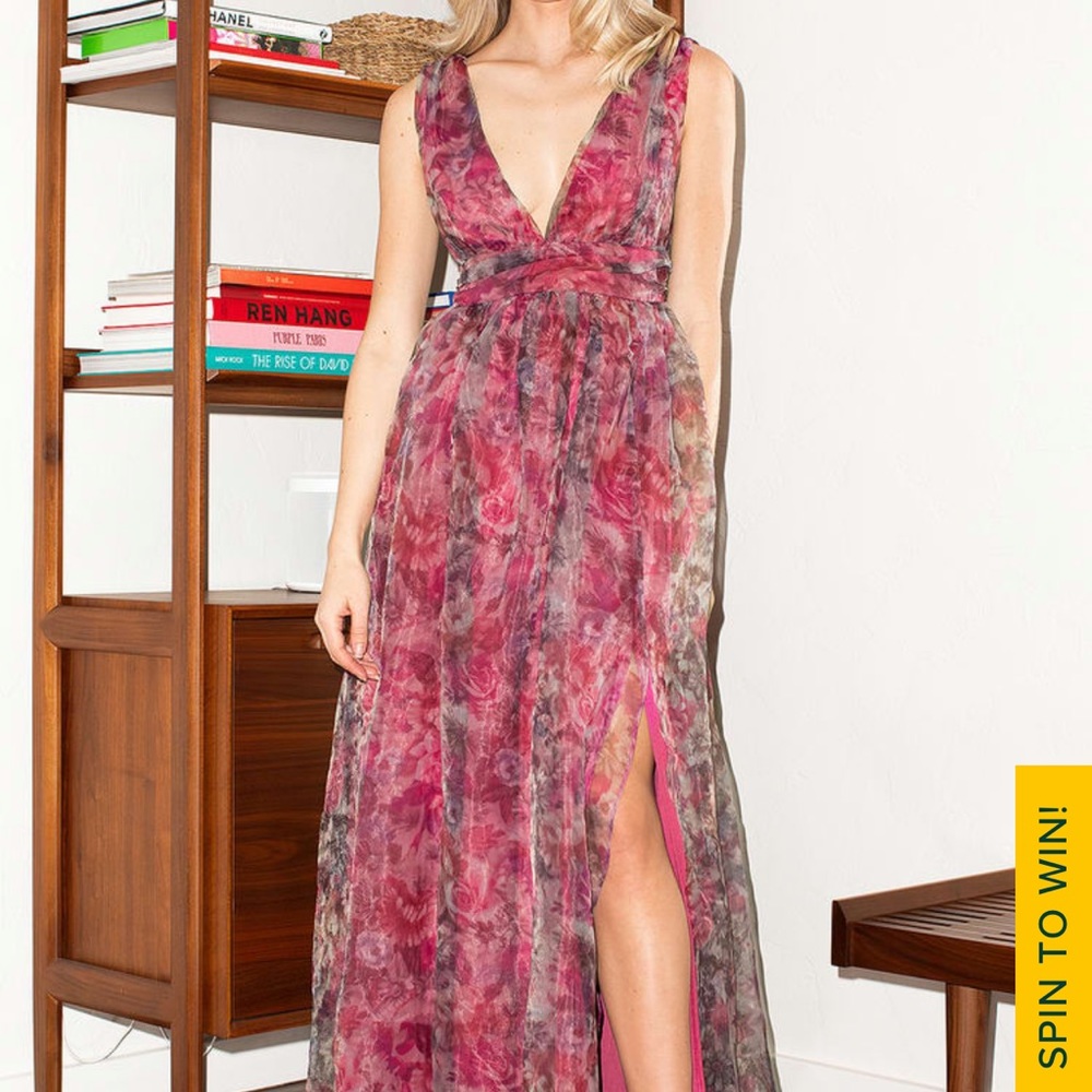 NWT Lulus  Flora Empire waist dress